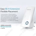 Miniatyrbild 2 av 4: TD® Home Wireless Network Repeater, bred WiFi-signaltäckning, High Speed Stability Amplifier Extender