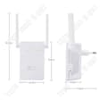 Miniatyrbild 2 av 4: TD® 300M Network Repeater Trådlös Repeater Dubbel antenn WiFi-signalförstärkare