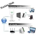 Miniatyrbild 4 av 4: RY12218-2 PCS WiFi-förstärkare Repeater trådlös signalförstärkare WiFi-förlängare 300M WLAN 802.11n-g-b