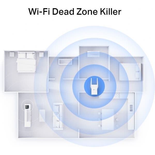 TP-LINK RE705X AX3000 Mesh Dubbelt Band WiFi6-förstärkare