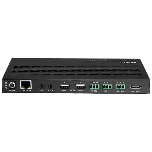 LINDY - 4K30 HDMI & USB over IP Extender - Decoder Repeater (förlängning)