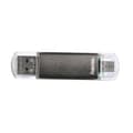 Miniatyrbild 3 av 5: Hama FlashPen Laeta Twin USB-minne Mobil/Tablet Grå 16 GB USB 2.0, Micro USB 2.0