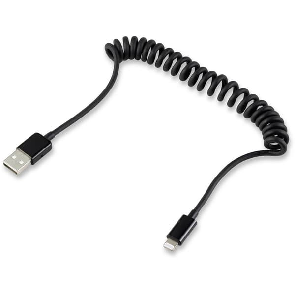 Renkforce Apple iPad/iPhone/iPod Anslutningskabel [1x USB 2.0 A hane - 1x Apple Lightning hane] 0.95 m Svart