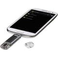 Miniatyrbild 2 av 4: Hama FlashPen Laeta Twin USB-minne Mobil/Tablet Grå 64 GB USB 2.0, Micro USB 2.0