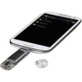 Miniatyrbild 2 av 5: Hama FlashPen Laeta Twin USB-minne Mobil/Tablet Grå 32 GB USB 2.0, Micro USB 2.0