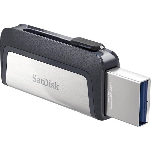 SanDisk Ultra® DualDrive USB-minne Mobil/Tablet Silver 256 GB USB 3.2 Gen 1, USB-C®