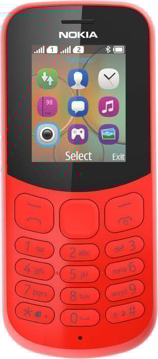 Nokia 130 Red Phone UK power