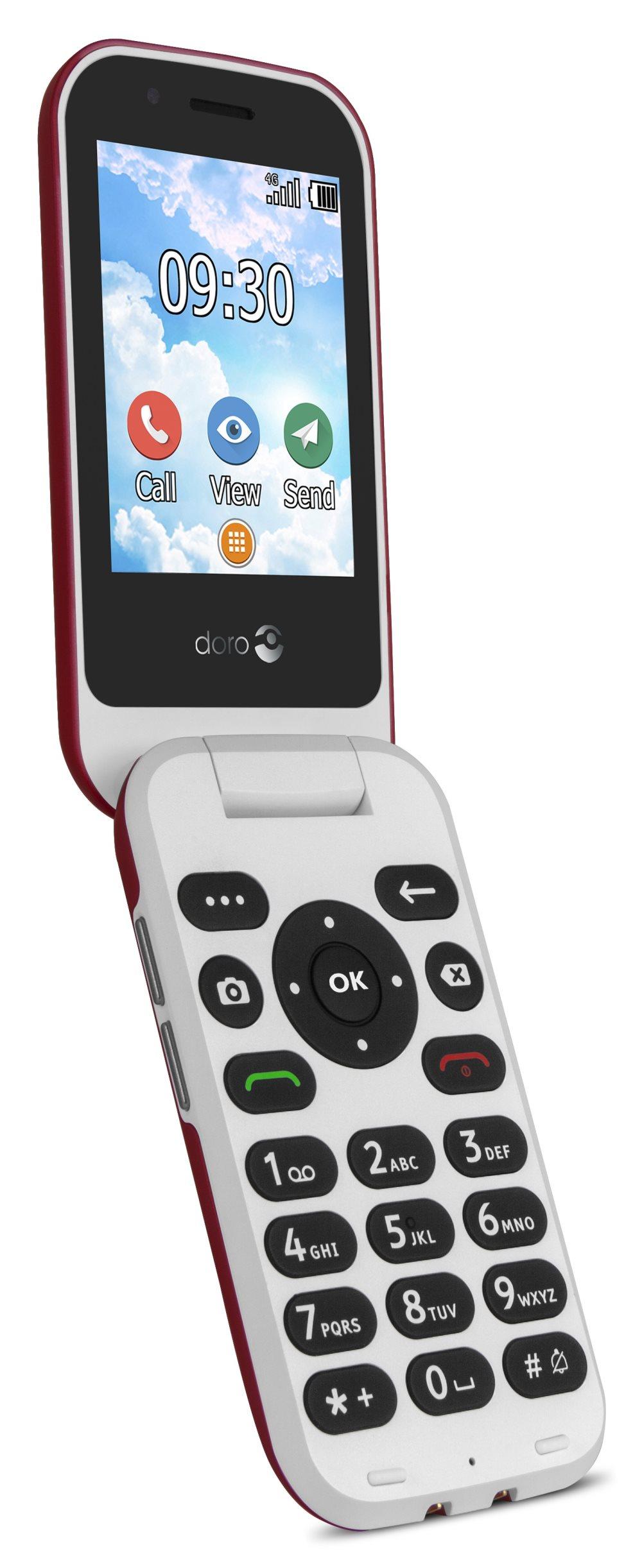 Doro 7031 Röd/Vit