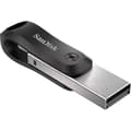 Miniatyrbild 3 av 4: SanDisk iXpand™ Flash Drive Go USB-minne Mobil/Tablet Svart, Silver 128 GB USB 3.2 Gen 1, Apple Lightning