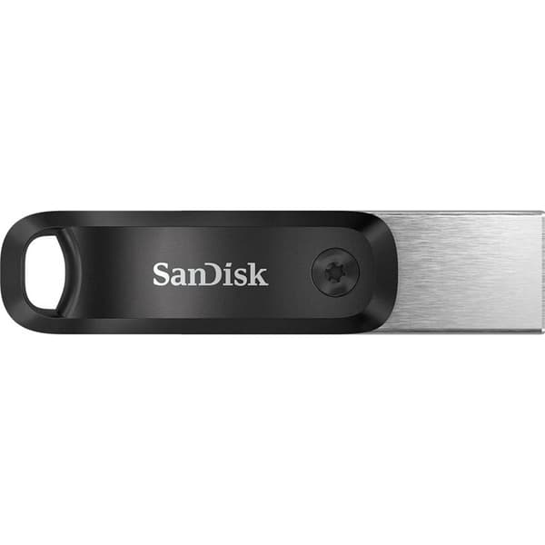 SanDisk iXpand™ Flash Drive Go USB-minne Mobil/Tablet Svart, Silver 128 GB USB 3.2 Gen 1, Apple Lightning