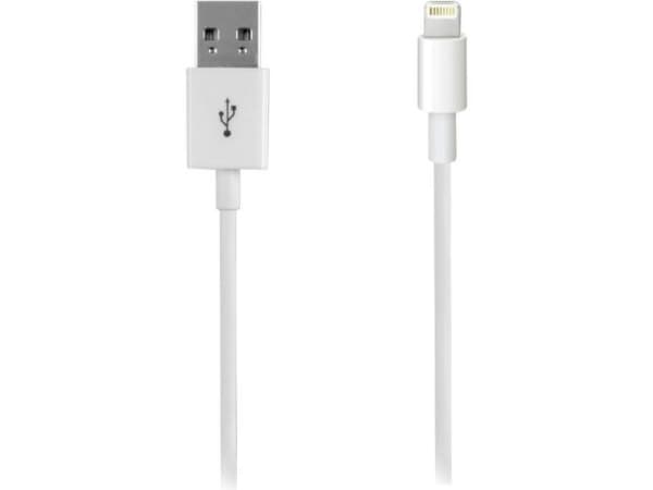 Vivanco iPad/iPhone/iPod Datenkabel/Ladekabel [1x Apple Dock-Stecker Lightning - 1x USB 2.0 Stecker A] 1 m W (33772)