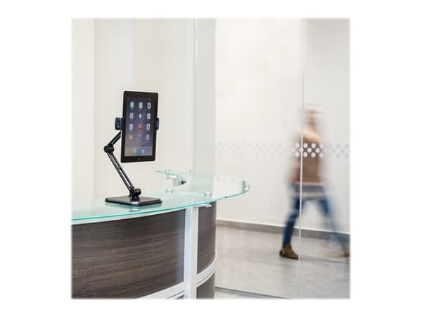 StarTech.com Universal Tablet Stand - Portable Tablet Stand w/ Optional Wallmount Base - Adjustable Pivoting Tablet Stand (ARMTBLTDT) - Monteringsset