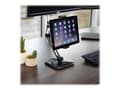 Miniatyrbilde 5 av 5: StarTech.com Universal Tablet Stand - Portable Tablet Stand w/ Optional Wallmount Base - Adjustable Pivoting Tablet Stand (ARMTBLTDT) - Monteringsset