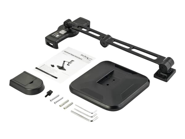 StarTech.com Universal Tablet Stand - Portable Tablet Stand w/ Optional Wallmount Base - Adjustable Pivoting Tablet Stand (ARMTBLTDT) - Monteringsset