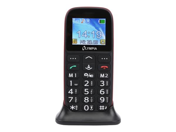 OLYMPIA BELLA - Mobiltelefon - microSD-kortplats - svart