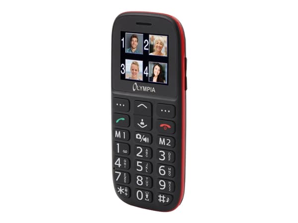 OLYMPIA BELLA - Mobiltelefon - microSD-kortplats - svart Svart