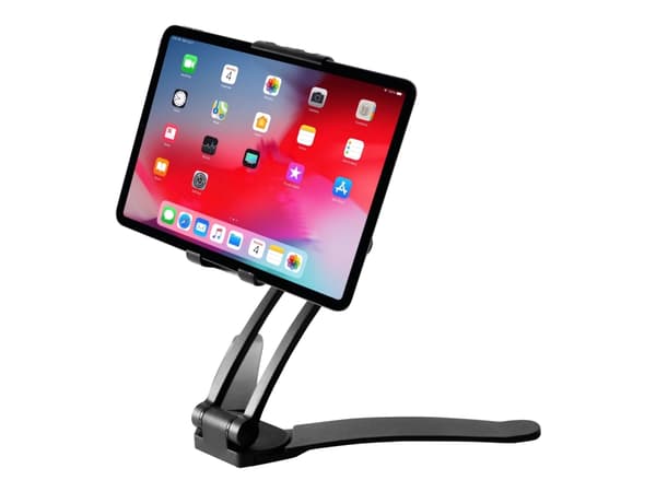 desire2 Portable Tablet Mount - Konsol - justerbar arm - för surfplatta - aluminiumlegering - svart - väggmonterbar