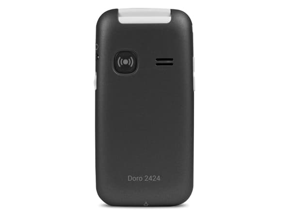 DORO 2424 - Funktionstelefon - 320 x 240 pixlar - rear camera 3 MP - silver, grafit