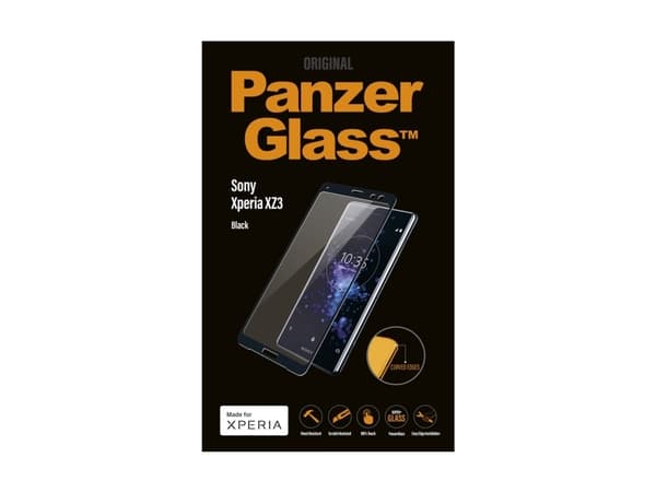 PanzerGlass 7623, Sony, Xperia XZ3, Naarmuuntumisenkestävä, Iskunkestävä, 1 kpl