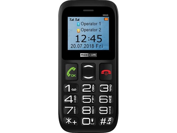 MaxCom Comfort MM426, Bär, 4,5 cm (1.77"), 160 x 128 pixlar, 600 mAh, Svart Svart