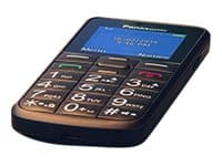 Panasonic KX-TU110 - Funksjonstelefon - dobbelt-SIM - microSD slot - LCD-display - 128 x 160 pixler - rear camera 0,08 MP - svart Sort
