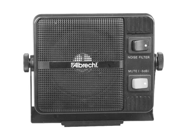 Albrecht CB 20, Koblet med ledninger (ikke trådløs), 7 W, 250 - 8000 Hz, 8 O, Sort