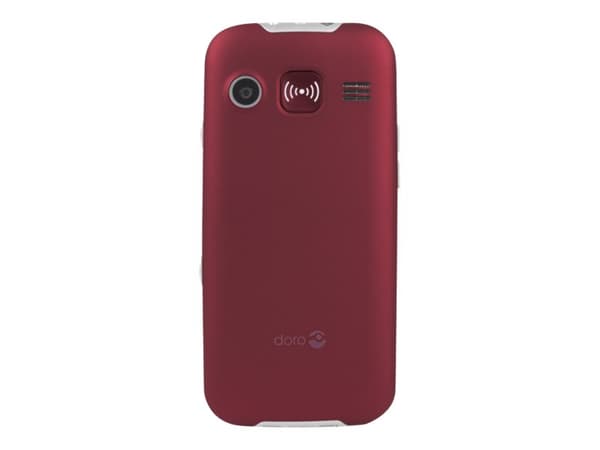 DORO Primo 366 - Funktionstelefon - LCD-skärm - 320 x 240 pixlar - rear camera 0,3 MP - röd