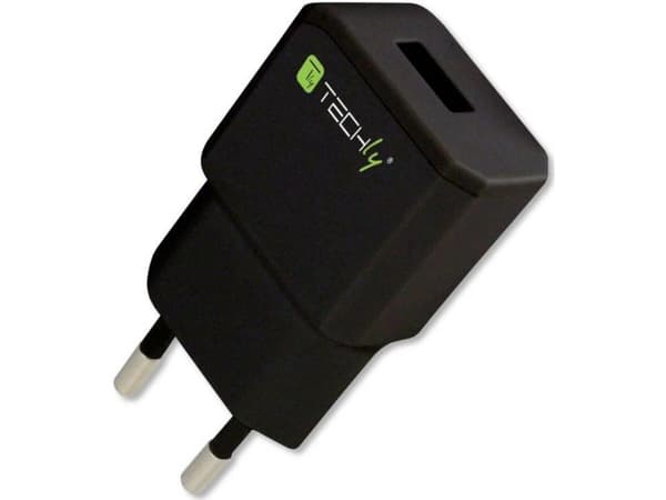 Techly IPW-USB-21ECBK, Innendørs, AC, 4,2 V, Sort