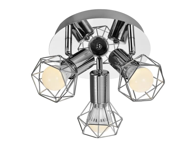 Activejet AJE-BLANKA 3PP, 3 lampor, E14, IP20, Silver
