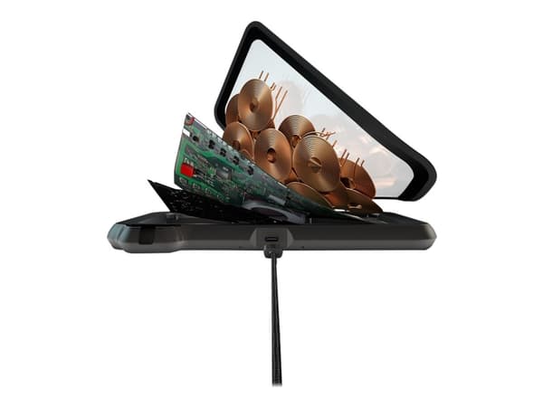 Zens Liberty - Glass Limited Edition - trådlös laddningsplatta + växelströmsadapter - 30 Watt - 2.4 A - Apple Fast Charge, FC - 2 utdatakontakter