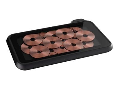 Zens Liberty - Glass Limited Edition - trådlös laddningsplatta + växelströmsadapter - 30 Watt - 2.4 A - Apple Fast Charge, FC - 2 utdatakontakter