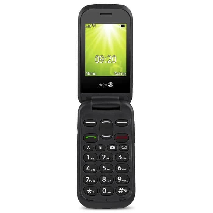 Doro 2404 blister svart / svart