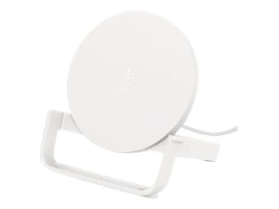 Belkin BoostCharge - Trådlöst laddställ + växelströmsadapter - 10 Watt - QC 3.0 - vit