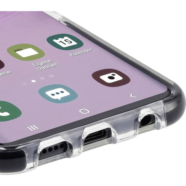 Hama Protector Cover Samsung Galaxy S20 Ultra 5G Transparent, Svart Induktiv laddning 00188560