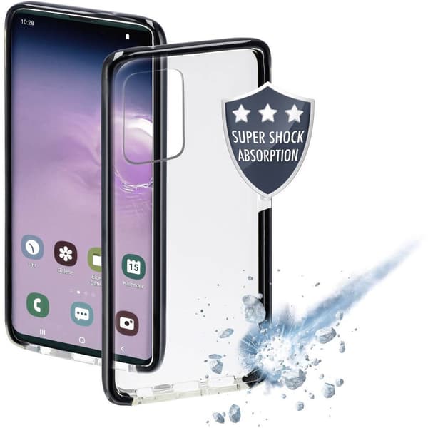 Hama Protector Cover Samsung Galaxy S20 Ultra 5G Transparent, Svart Induktiv laddning 00188560