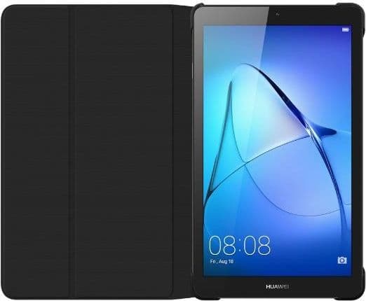 Huawei - Vikbart fodral för surfplatta - svart - 7" - för MediaPad T3 7