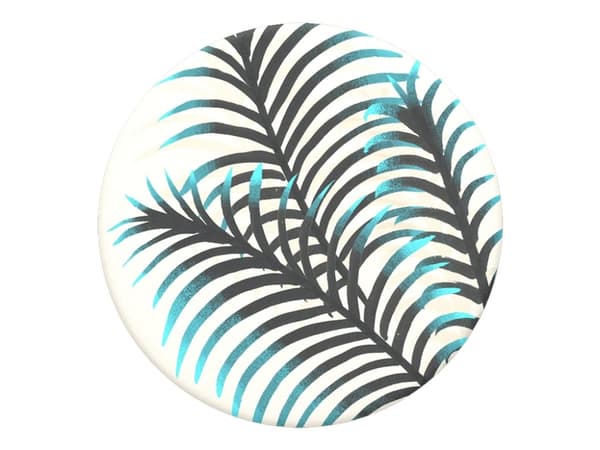 PopSockets Swappable PopGrip - Fingergrepp/vikbart ställ för mobiltelefon - Pacific Palm