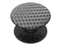 Pikkukuva 1 / 5: PopSockets Carbonite Weave, E-kirjan lukija, Matkapuhelin/älypuhelin, Tabletti/UMPC, Passiiviteline, Auto, Sisätila, Ulkona, Hiili, Harmaa