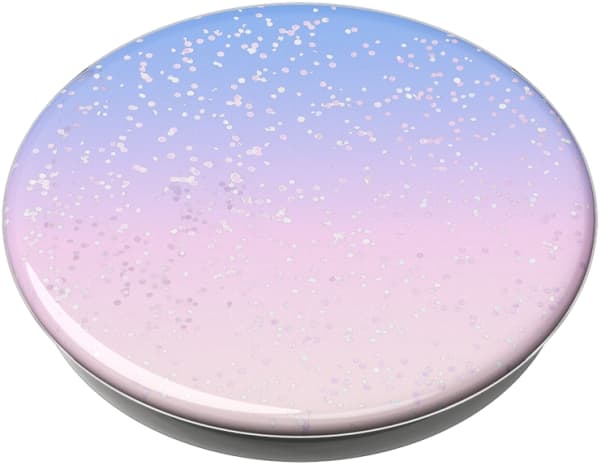 PopSockets Swappable PopGrip - Multifunktionshållare för mobiltelefon - Glitter Morning Haze - många färger