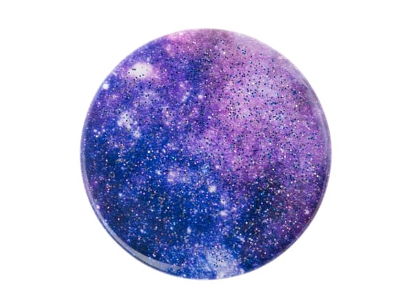 PopSockets Swappable PopGrip - Fingergrip/støtteben for mobiltelefon, nettbrett - Glitter Nebula