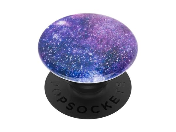 PopSockets Swappable PopGrip - Fingergrip/støtteben for mobiltelefon, nettbrett - Glitter Nebula Flerfarget