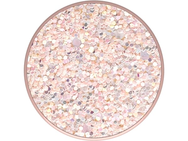 PopSockets Swappable PopGrip - Multifunksjonsholder for mobiltelefon - Sparkle Rose - rosa