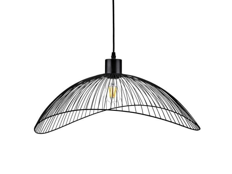 Activejet AJE-HOLLY 6 BLACK, 1 lampor, E27, IP20, Svart