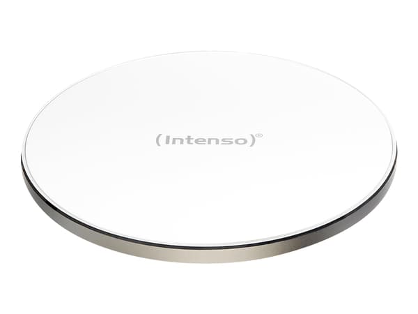 Intenso WA1 - Trådlös laddningsplatta + växelströmsadapter - 10 Watt - 2 A - QC 3.0 - vit