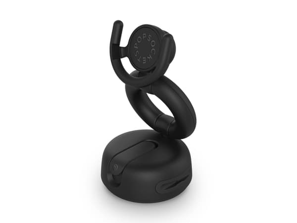 PopSockets 96515, E-kirjan lukija, Matkapuhelin/älypuhelin, Tabletti/UMPC, Passiiviteline, Auto, Sisätila, Ulkona, Musta