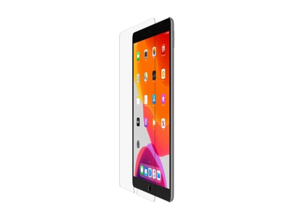 Belkin ScreenForce - Skjermbeskyttelse for nettbrett - glass - for Apple 10.2-inch iPad (7. generasjon, 8. generasjon, 9. generasjon)