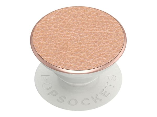 PopSockets Pebbled Vegan Leather Rose Gold, Matkapuhelin/älypuhelin, Passiiviteline, Käsi, Oranssi