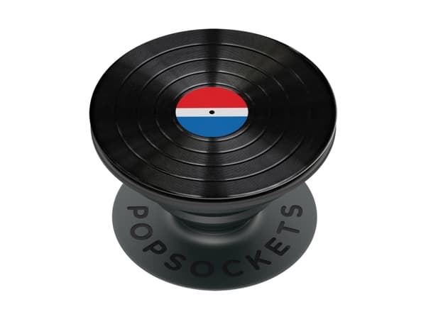 PopSockets Backspin Aluminum 45 RPM, Matkapuhelin/älypuhelin, Passiiviteline, Käsi, Musta