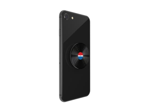 PopSockets Backspin Aluminum 45 RPM, Matkapuhelin/älypuhelin, Passiiviteline, Käsi, Musta