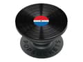 Pikkukuva 1 / 5: PopSockets Backspin Aluminum 45 RPM, Matkapuhelin/älypuhelin, Passiiviteline, Käsi, Musta
